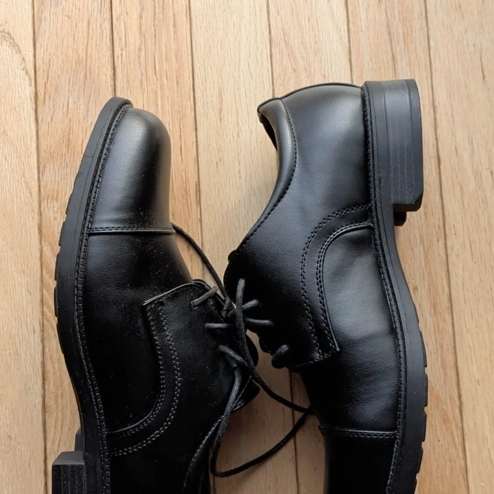 Dexter Comfort memory foam Black Oxfords men's shoes Size 9W